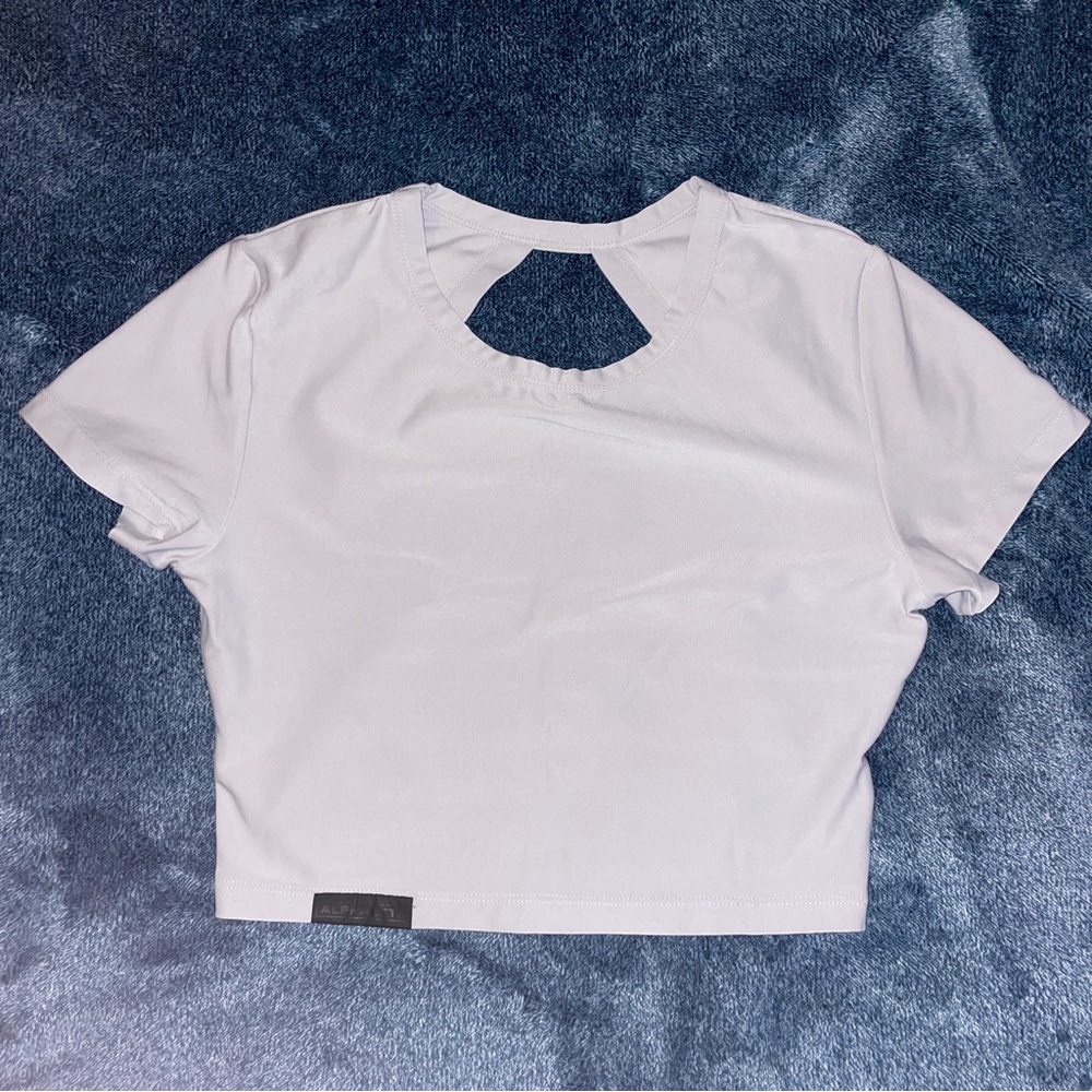 Alphalete cropped tee small